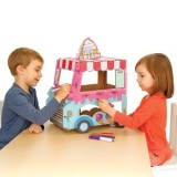 Set de Creatie din Hartie, Masina de Inghetata 3D, 37x20x42,5 cm, Multicolor, CMCLASS