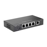 Cumpara ieftin Switch 4 porturi PoE+ RJ45 Gigabit, 1 port uplink RJ45 Gigabit, L2 Cloud Management - Ruijie RG-ES205GC-P