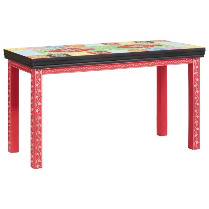 vidaXL Masa de cuibărit Maro 38 x 38 x 41.5 cm Lemn masiv de mango