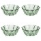 Set boluri, 4 piese, 290 ml, Plastic, Verde