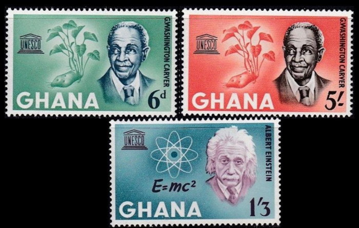 C4697 - Ghana 1964 - Celebritati 3v.neuzat,perfecta stare