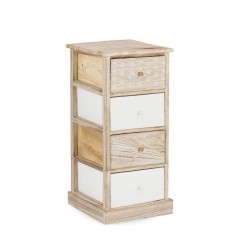 Comoda lemn 4 sertare Finnley 40x29x73 cm