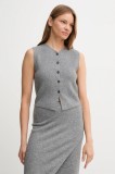 OUI vestă cu l&acirc;nă culoarea gri, light, 86170