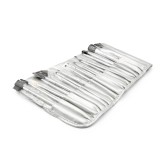 Set 18 pensule pentru make-up, Global Fashion, culoare argintie
