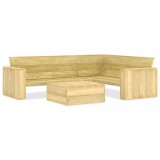 VidaXL Set mobilier de grădină, 2 piese, lemn de pin tratat 3053195