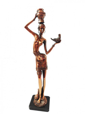 Statueta, Femeie Africana, Alama, Giuseppe Armani, 46 cm, SS806 foto