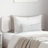 Tablie Pat Alb 90 cm Lemn Masiv Pin Elegant Suport Spate Dormitor