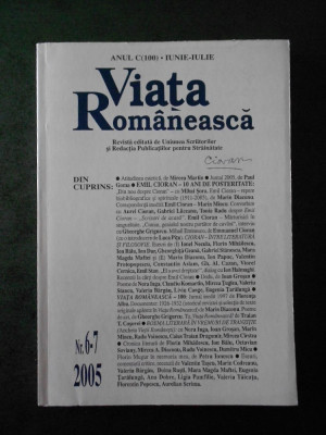 REVISTA VIATA ROMANEASCA (numarul 6-7, anul 2005) foto