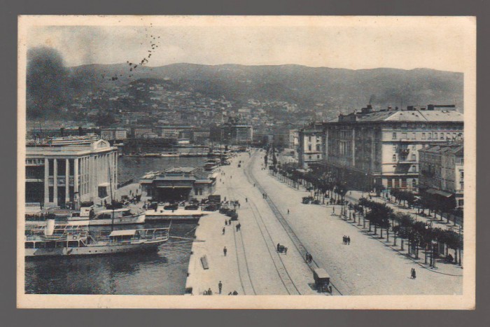 CPIB 20871 - CARTE POSTALA- TRIESTE - &quot;RIVA TRE NOVEMBER, 1933