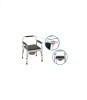 Scaun cu Toaletă Tapitat din Aluminiu Reglabil pe Inaltime Dr. Happy JL895