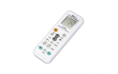 Telecomanda pentru aer conditionat, Plastic, Universal, Alb foto