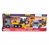 MAJORETTE VOLVO CAMION SI INCARCATOR FRONTAL SCARA 1 LA 43, Simba