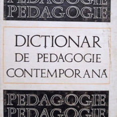 Stefan Barsanescu - Dictionar de pedagogie contemporana (editia 1969)