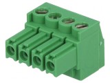 Regletă de conexiuni deconectabilă 3,5mm 4 piste, TE Connectivity