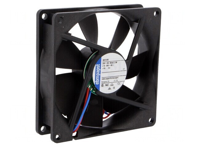 Ventilator axial 24V 92x92x25mm 84m3/h 32dBA