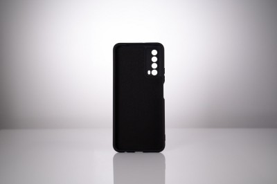 Husa Huawei telefon P Smart, negru, tip back cover, material flexibil silicon + interior cu microfibra, &amp;quot;SPPC-HU-P-S-SLK&amp;quot; foto