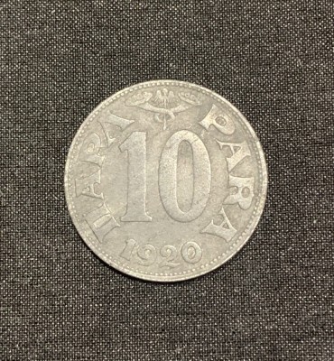 Moneda 10 para 1920 regatul Iugoslaviei foto