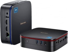 Mini PC Blackview MP60 Negru, 4K 60Hz, 16GB RAM LPDDR4, 512GB ROM SSD, Gen 12th Intel Alder Lake N95, Windows 11 Pro, Display Dual 4K, Wi-Fi, Bt 4.2