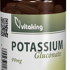 Potasiu (Gluconate) 99mg 100cps - Supliment Alimentar Esențial