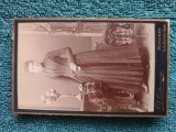 fotografie celebru atelier MUNCHEN ,anii 1900 , DOAMNA ELEGANTA .