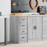 vidaXL Dulap depozitare garaj gri Sonoma 30x51x85 cm