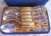 SET LINGURITE ARGINTATE PLACATE CU ARGINT DECOR CU TRANDAFIRI 14 CM, Tacamuri