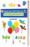Prima mea carticica cu autocolante. Numere, Litera