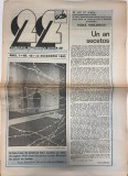 Revista 22 nr 48 1990 pagini 16 romana dimensiune 42x30 cm coperti brosate