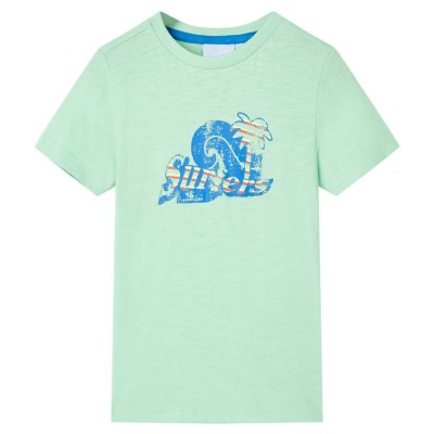 Tricou pentru copii, verde deschis, 128 foto