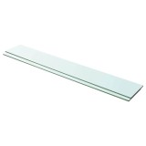 Cumpara ieftin Rafturi, 2 buc., 100 x 15 cm, panouri sticla transparenta