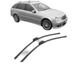 Cumpara ieftin Set stergatoare MERCEDES-BENZ C-CLASS T-Model (S203) 2001-2007, parbriz, Valeo Silencio Xtrm