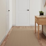 VidaXL Covor traversă aspect sisal, nisipiu, 80x150 cm