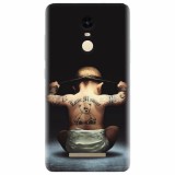 Husa silicon pentru Xiaomi Remdi Note 3, Body Builder Cute Baby Tattoo