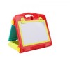 Tabla Desen Copii 2 Fete: Marker si Creta + Accesorii (Sabloane, Markere, Creta) - Joc Educativ Arta si Creatie, Dimensiuni 34x28x36cm