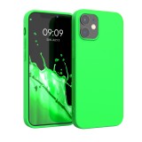 Cumpara ieftin Husa pentru Apple iPhone 12 / iPhone 12 Pro, Silicon, Verde, 53939.44, Textil, Carcasa, Kwmobile