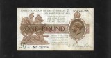 Marea Britanie - ONE POUND 1928 - Fisher