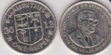 Mauritius 1 Rupee, ani diferiti, aUNC