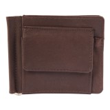 Portofel barbati, Excellanc, piele, maro, clema bancnote