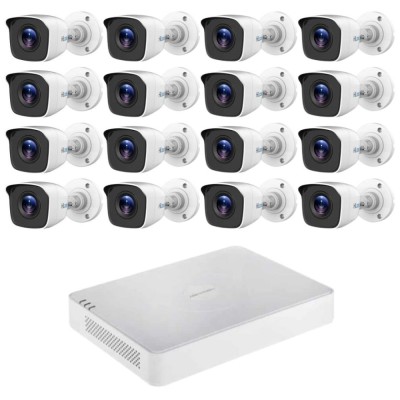 Sistem supraveghere Hilook, 16 camere 2MP,Vizualizare pe mobil, Infrarosu 20m, Cautare inteligenta, DVR 16 canale 2MP SafetyGuard Surveillance foto