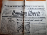 Romania libera 14 august 1992-art. generalul militaru,regele mihai