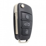 Cheie Briceag 3 Butoane Keyless Audi A3 MQB 434 MHz ASK Cip MQB48 Compatibila 2012-2019