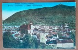 Carte postala, Brasov vedere generala, perioada interbelica