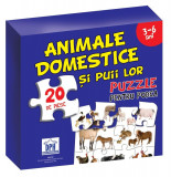 Cumpara ieftin Puzzle pentru podea - Animale domestice - 3-6 Ani