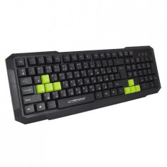 TASTATURA GAMING ASPIS ESPERANZA VERDE foto