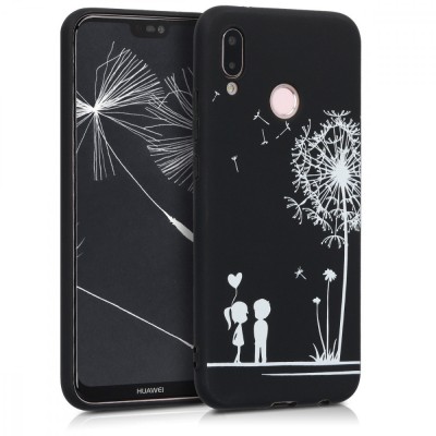 Husa pentru Huawei P20 Lite, Silicon, Negru, 46534.08 foto