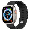 Curea silicon TU&YA® Premium, pentru Apple Watch 8/7/6/5/4/3, Display 41/40/38 mm, Negru