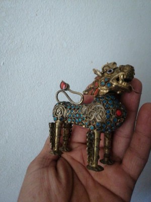 Sticluta de parfum vintage tibetana foto