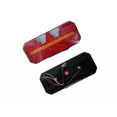 Lampa Stop 61 led-uri SMD cu semnalizare dinamica 12V-24V (240x140x35 mm)