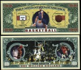 !!! SUA = FANTASY NOTE = BASCHET - 2002 - UNC / SERIA SPORT