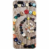 Husa silicon pentru Xiaomi Mi Note 3, Colorful Buttons Spiral Wood Deck